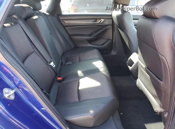 1HGCV1F36LA073346 2020 HONDA ACCORD Blue Հետևի նստատեղերի տեսք