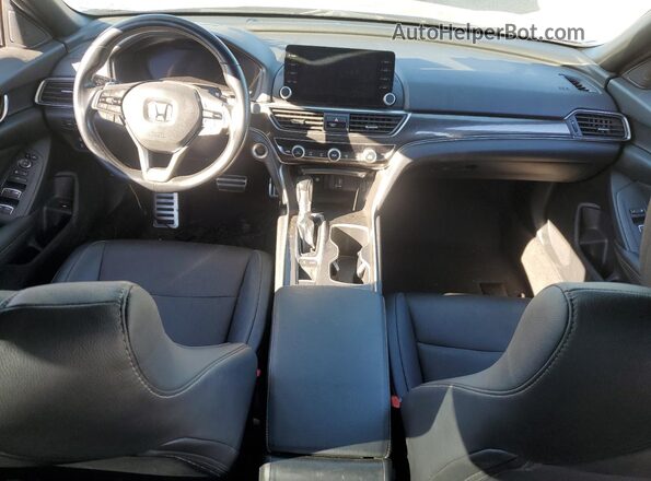 1HGCV1F36LA073346 2020 HONDA ACCORD Blue Առջևի վահանակի տեսք