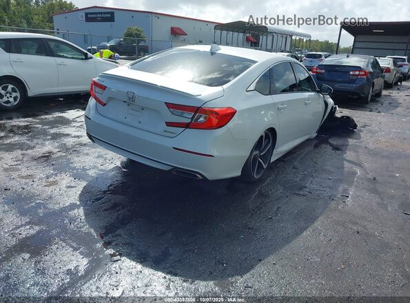 1HGCV1F36LA094956 2020 HONDA ACCORD White Rear right