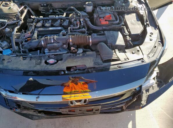 1HGCV1F36LA109570 2020 HONDA ACCORD Black Вид задньої частини салону
