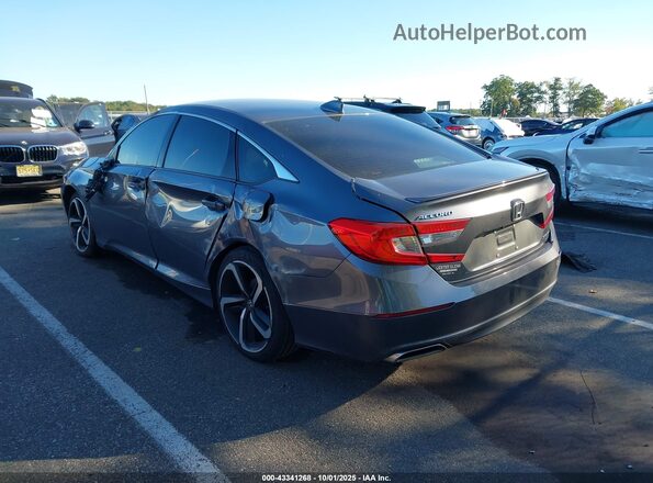 1HGCV1F37LA046429 2020 HONDA ACCORD Серый Задняя левая четверть