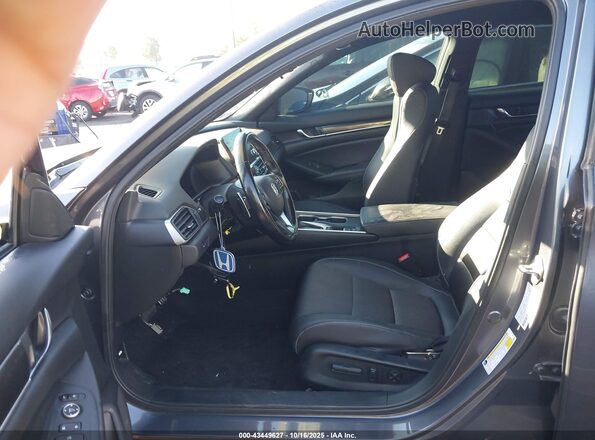 1HGCV1F37LA050626 2020 HONDA ACCORD Gray წინა სალონის ხედი
