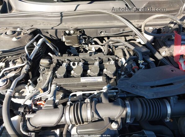 1HGCV1F37LA100425 2020 HONDA ACCORD Black უკანა ხედი