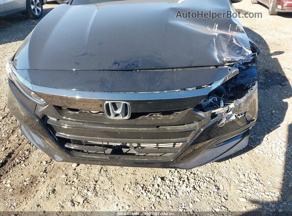 1HGCV1F37LA100425 2020 HONDA ACCORD Black ხელსაწყოთა პანელის ხედი