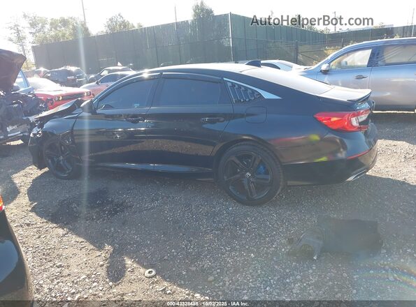 1HGCV1F37LA100425 2020 HONDA ACCORD Black სალონის 360-გრადუსიანი ხედი