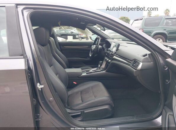 1HGCV1F38LA013360 2020 HONDA ACCORD Gray Սալոնի դիմացի տեսք