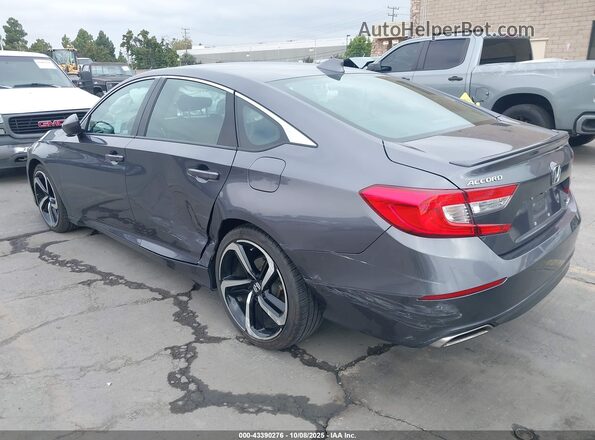 1HGCV1F38LA013360 2020 HONDA ACCORD Gray Հետևի ձախ