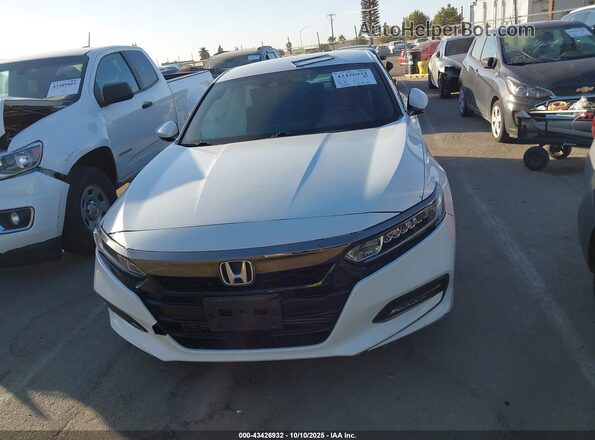 1HGCV1F38LA145048 2020 HONDA ACCORD White Widok zestawu wskaźników