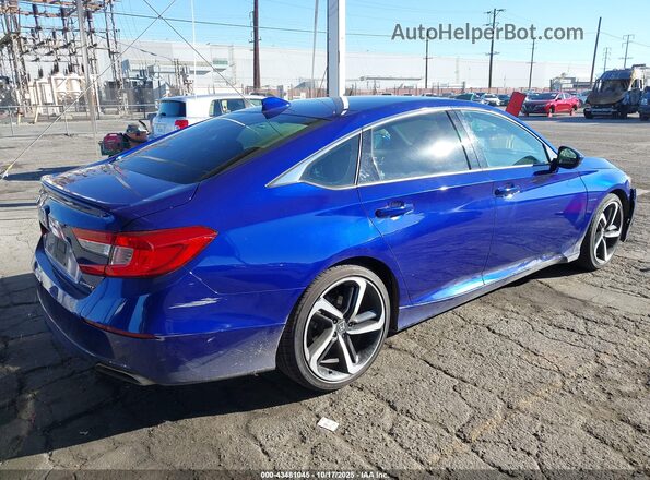 1HGCV1F38LA149066 2020 HONDA ACCORD Синий Задняя правая четверть