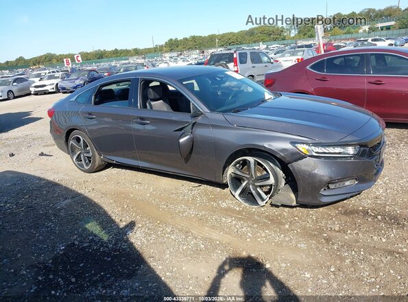 1HGCV1F39LA017675 2020 HONDA ACCORD Gray Սալոնի հետևի տեսք