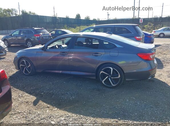 1HGCV1F39LA017675 2020 HONDA ACCORD Gray Սալոնի 360 աստիճան տեսք