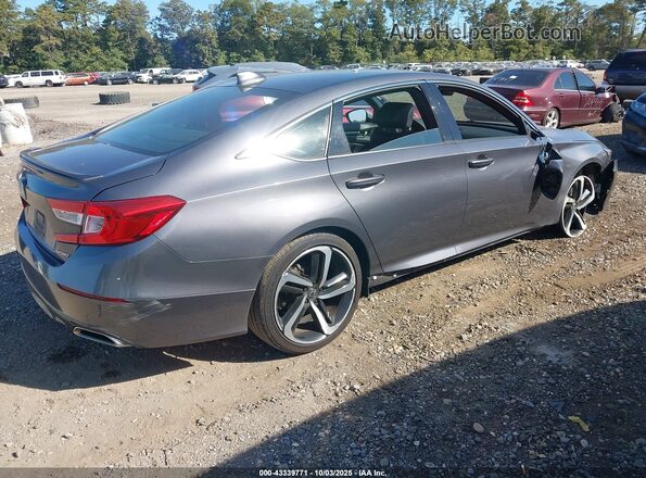 1HGCV1F39LA017675 2020 HONDA ACCORD Gray Հետևի աջ