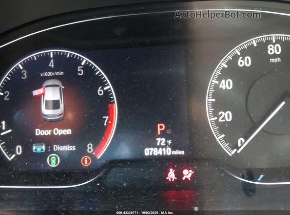 1HGCV1F39LA017675 2020 HONDA ACCORD Gray Հետևի նստատեղերի տեսք