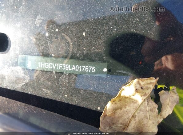 1HGCV1F39LA017675 2020 HONDA ACCORD Gray 