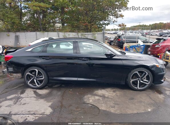 1HGCV1F39NA098826 2022 HONDA ACCORD Black Vista interior trasera