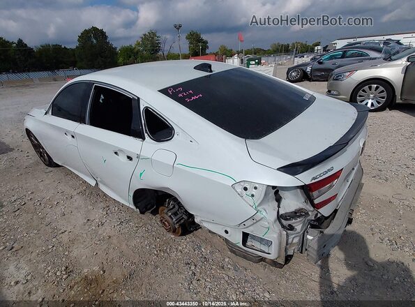 1HGCV1F3XNA124432 2022 HONDA ACCORD White უკანა მარცხენა