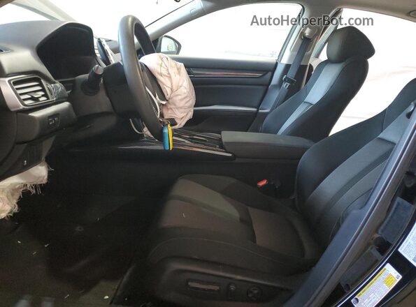 1HGCV1F40LA157669 2020 HONDA ACCORD Black Front interior view