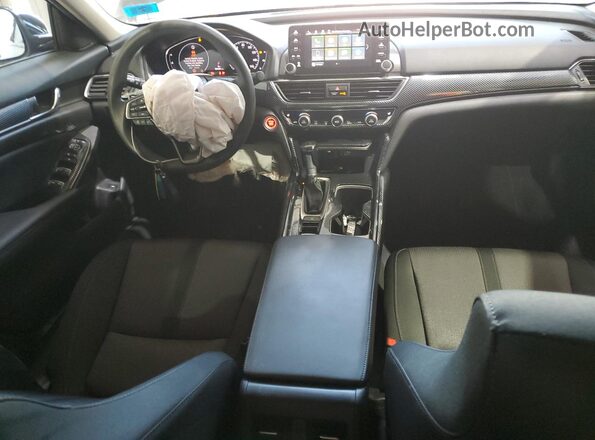 1HGCV1F40LA157669 2020 HONDA ACCORD Black Dashboard view