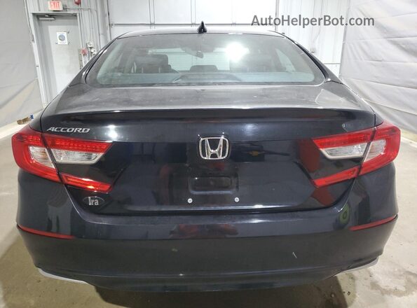 1HGCV1F40LA157669 2020 HONDA ACCORD Black Rear view
