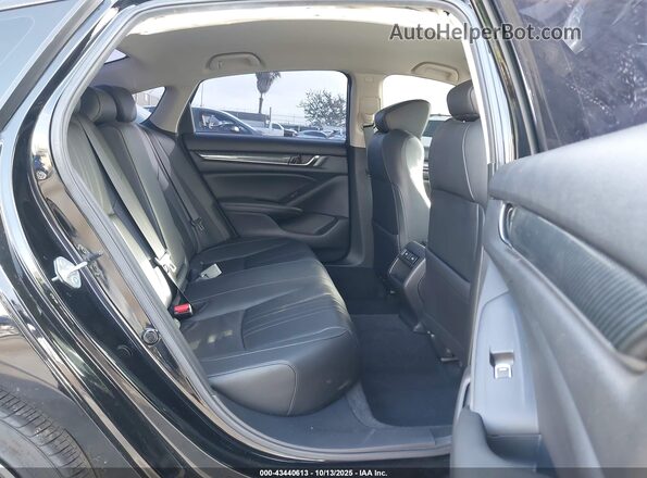 1HGCV1F40NA017494 2022 HONDA ACCORD Black Вид наклейки з VIN-кодом