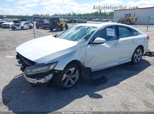 1HGCV1F46LA056166 2020 HONDA ACCORD White Przód lewy