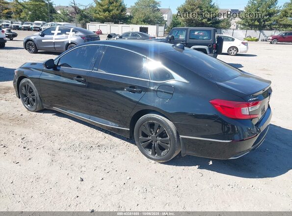 1HGCV1F49JA168358 2018 HONDA ACCORD Black Rear left