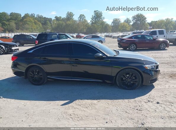 1HGCV1F49JA168358 2018 HONDA ACCORD Black Rear interior view