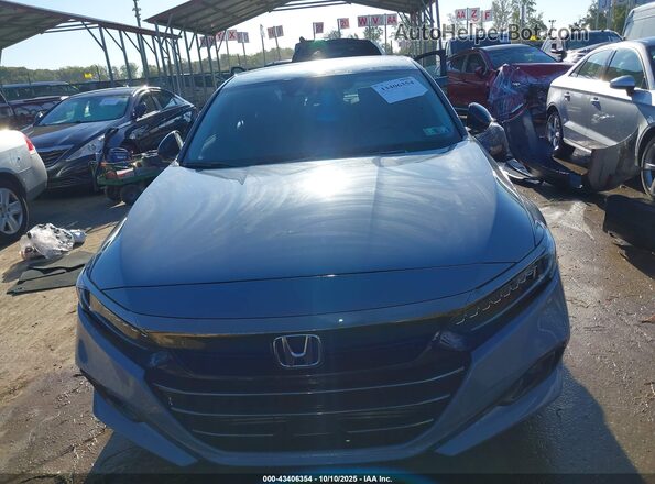 1HGCV1F49NA028140 2022 HONDA ACCORD Серый Вид панели приборов