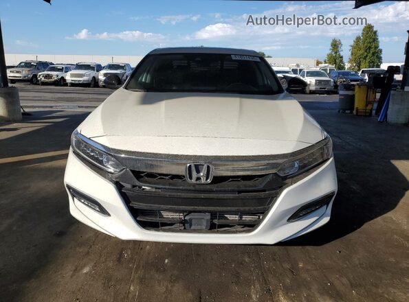 1HGCV1F51LA115701 2020 HONDA ACCORD White Widok z przodu