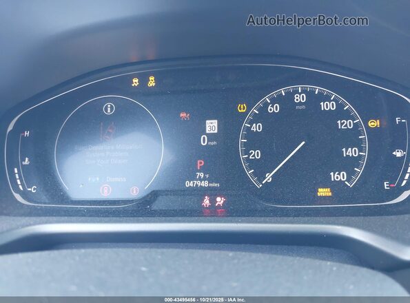 1HGCV1F55NA045641 2022 HONDA ACCORD Black Widok tylnych siedzeń