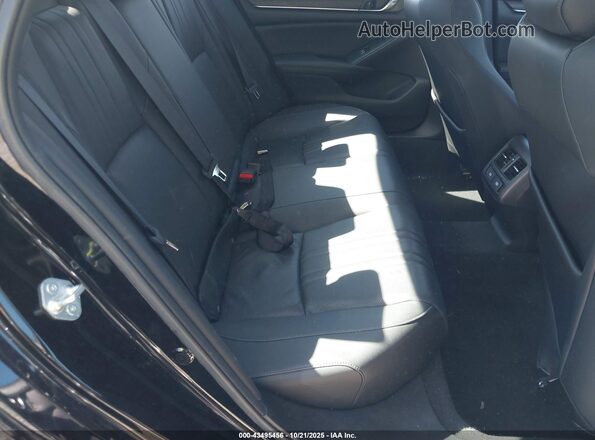 1HGCV1F55NA045641 2022 HONDA ACCORD Black Widok naklejki z numerem VIN