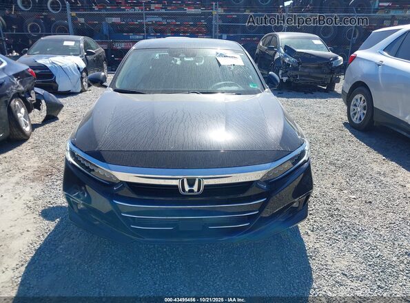 1HGCV1F55NA045641 2022 HONDA ACCORD Black Widok zestawu wskaźników