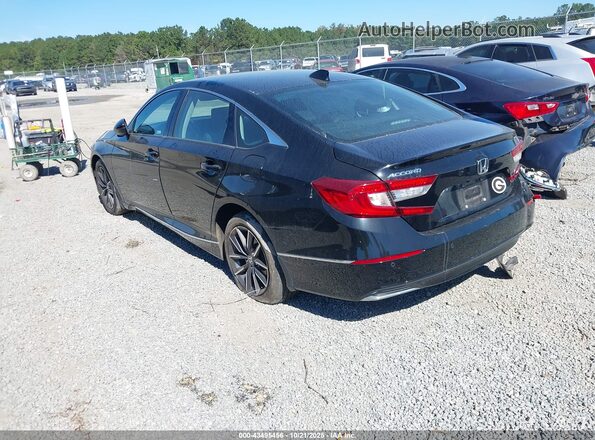 1HGCV1F55NA045641 2022 HONDA ACCORD Black Tył lewy