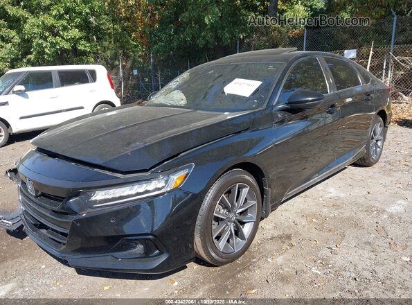1HGCV1F56MA061085 2021 HONDA ACCORD Black 