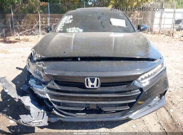 1HGCV1F56MA061085 2021 HONDA ACCORD Black 