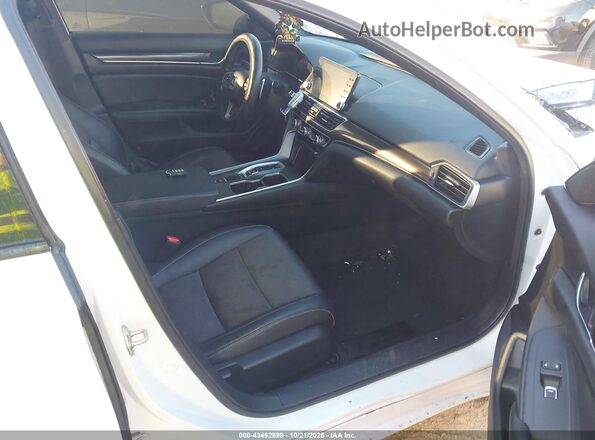 1HGCV2F31LA000021 2020 HONDA ACCORD White წინა სალონის ხედი