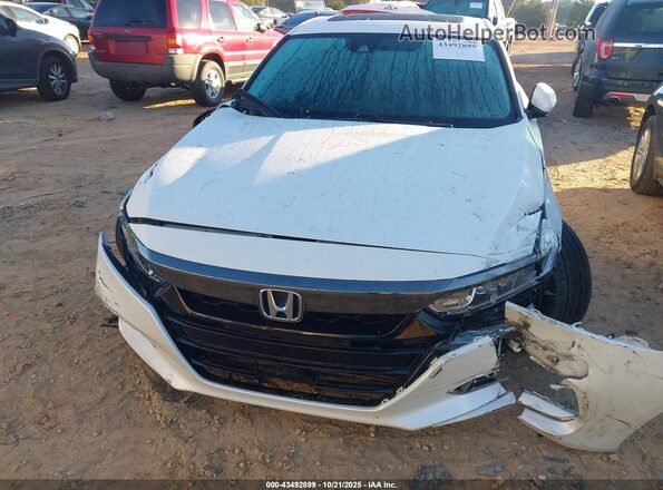1HGCV2F31LA000021 2020 HONDA ACCORD White ხელსაწყოთა პანელის ხედი