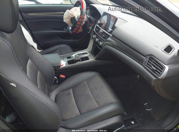1HGCV2F32LA023324 2020 HONDA ACCORD Black Front interior view
