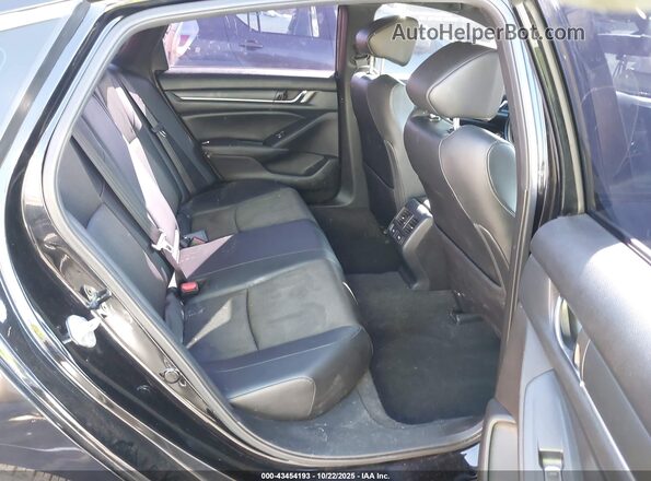 1HGCV2F33NA019821 2022 HONDA ACCORD Black Widok naklejki z numerem VIN
