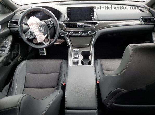 1HGCV2F36LA001729 2020 HONDA ACCORD Gray Առջևի վահանակի տեսք
