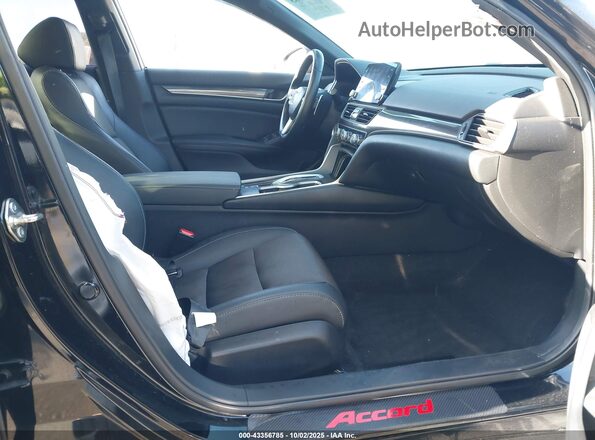 1HGCV2F37LA004364 2020 HONDA ACCORD Black Front interior view
