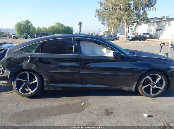 1HGCV2F37LA004364 2020 HONDA ACCORD Black Rear interior view