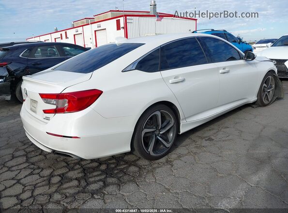 1HGCV2F37LA010679 2020 HONDA ACCORD Белый Задняя правая четверть