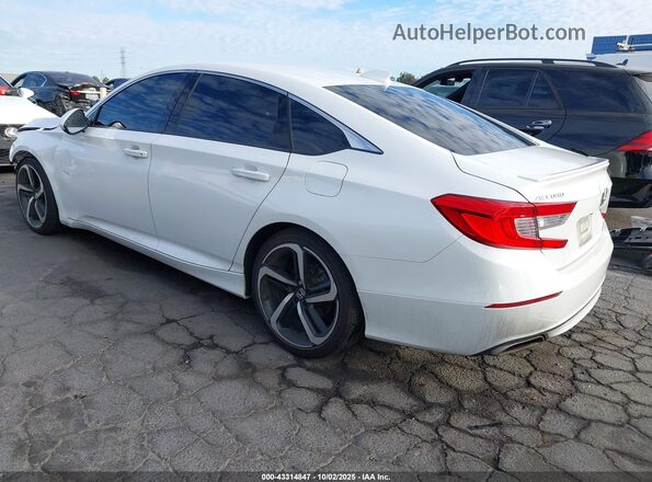 1HGCV2F37LA010679 2020 HONDA ACCORD Белый Задняя левая четверть
