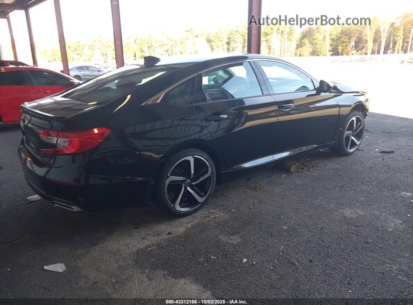1HGCV2F38LA027328 2020 HONDA ACCORD Black Հետևի աջ