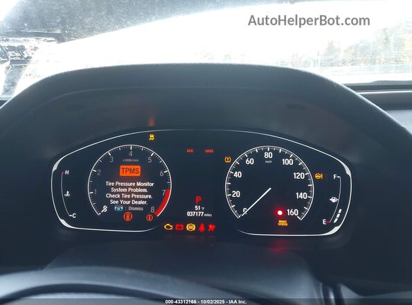 1HGCV2F38LA027328 2020 HONDA ACCORD Black Հետևի նստատեղերի տեսք