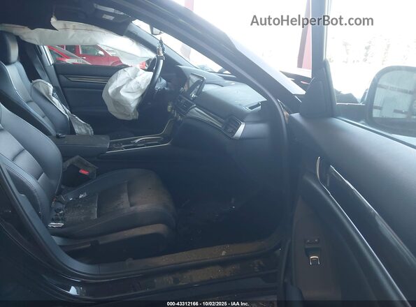 1HGCV2F38LA027328 2020 HONDA ACCORD Black Սալոնի դիմացի տեսք