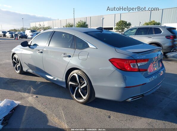 1HGCV2F38NA012783 2022 HONDA ACCORD Light Blue Задняя левая четверть
