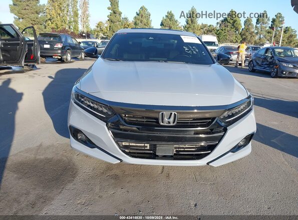 1HGCV2F38NA012783 2022 HONDA ACCORD Light Blue Вид щитка приборов