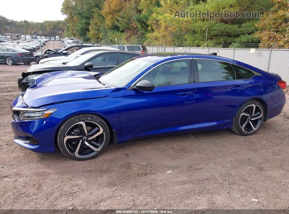 1HGCV2F39NA000948 2022 HONDA ACCORD Синий 